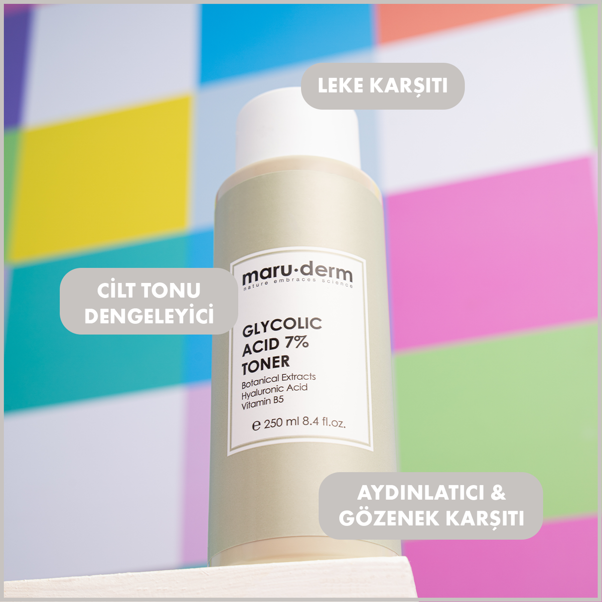 Maruderm Lotion tonique éclaircissante à l'acide glycolique 100 ML
