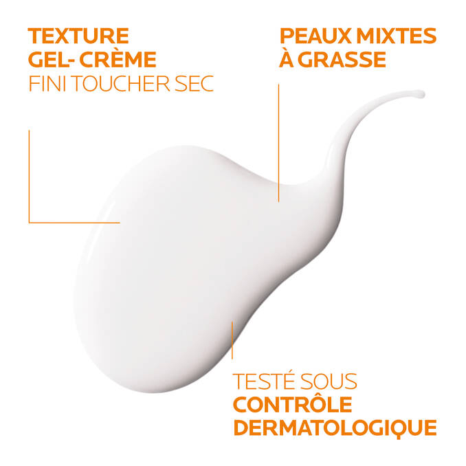 crème solaire visage en gel-crème avec parfum