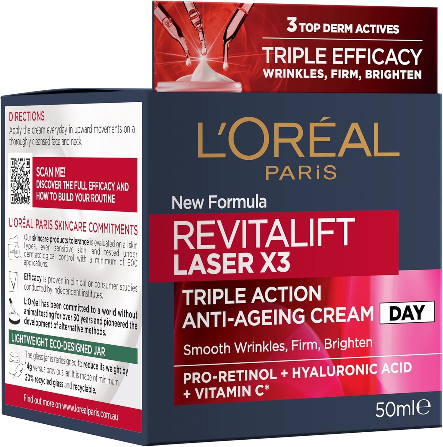 L'oréal Paris Revitalift Deep Laser X3 Daytime Facial Cream 50ml