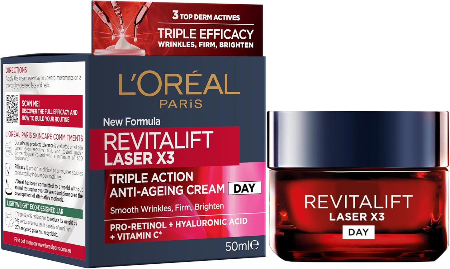 L'oréal Paris Revitalift Deep Laser X3 Daytime Facial Cream 50ml