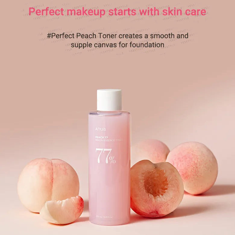 Anua - Peach 77 Niacin Essence Toner - Essence hydratante