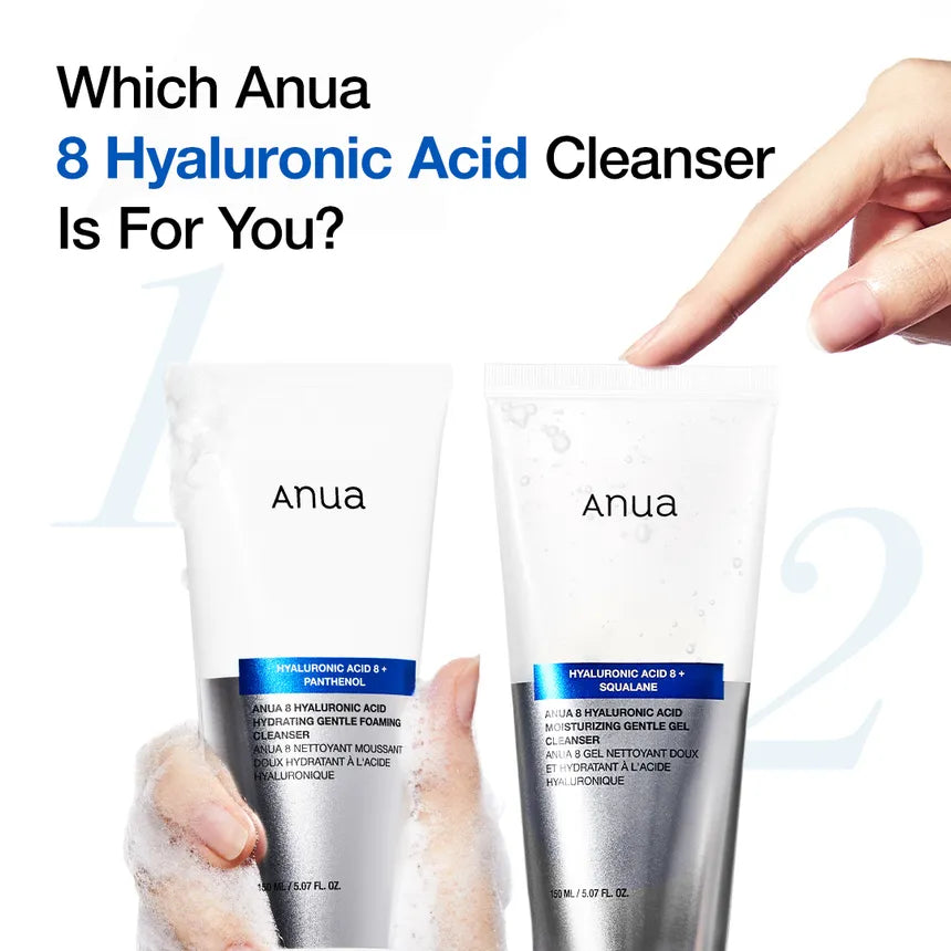 Anua - 8 Hyaluronic Acid Hydrating Gentle Foaming Cleanser