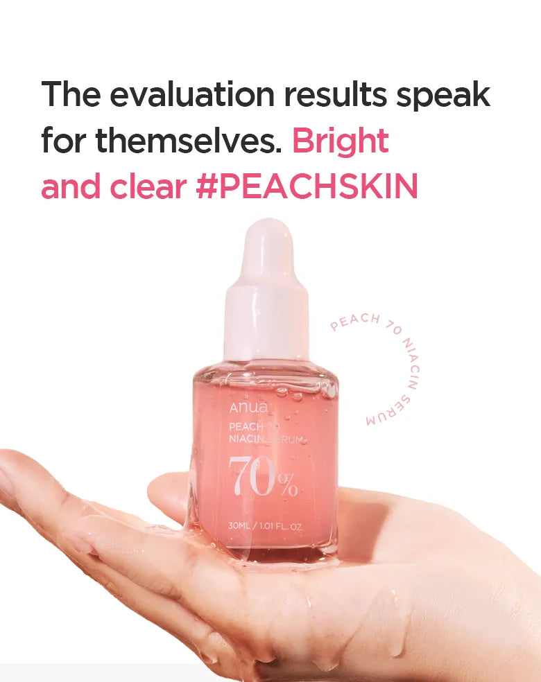 Anua - Peach 70 Niacin Serum Mini - Mini sérum pêche et niacinamide