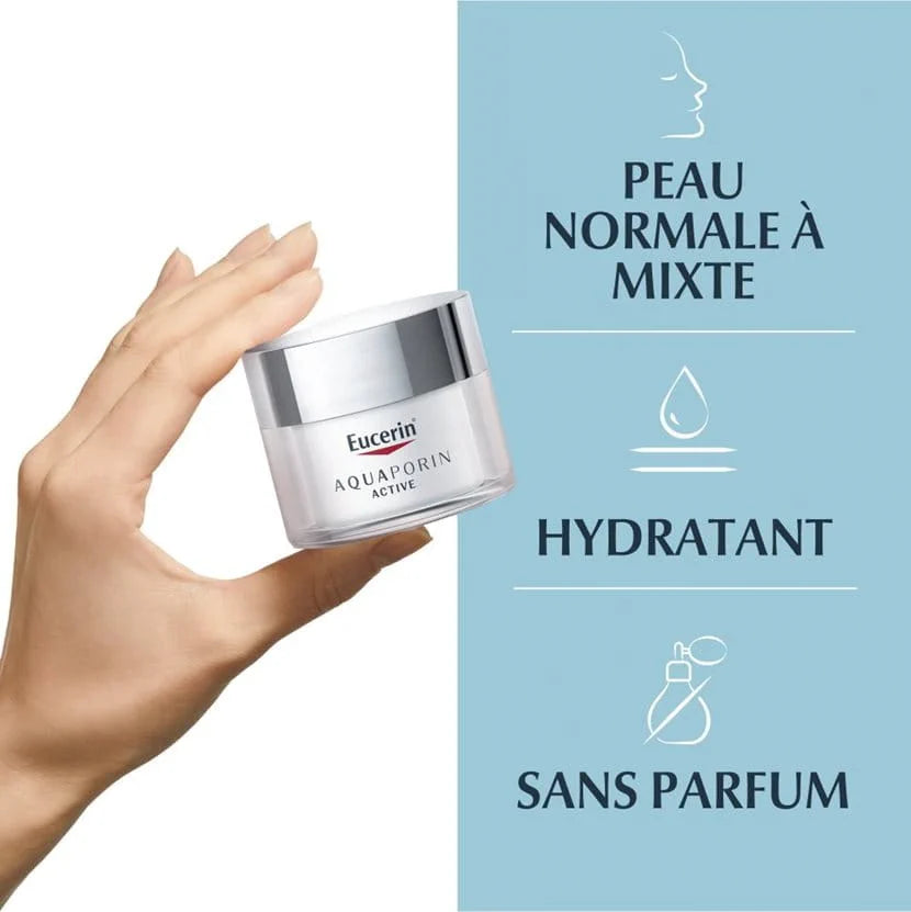 EUCERIN AQUAporin ACTIVE Soin Hydratant Peau Normale à Mixte