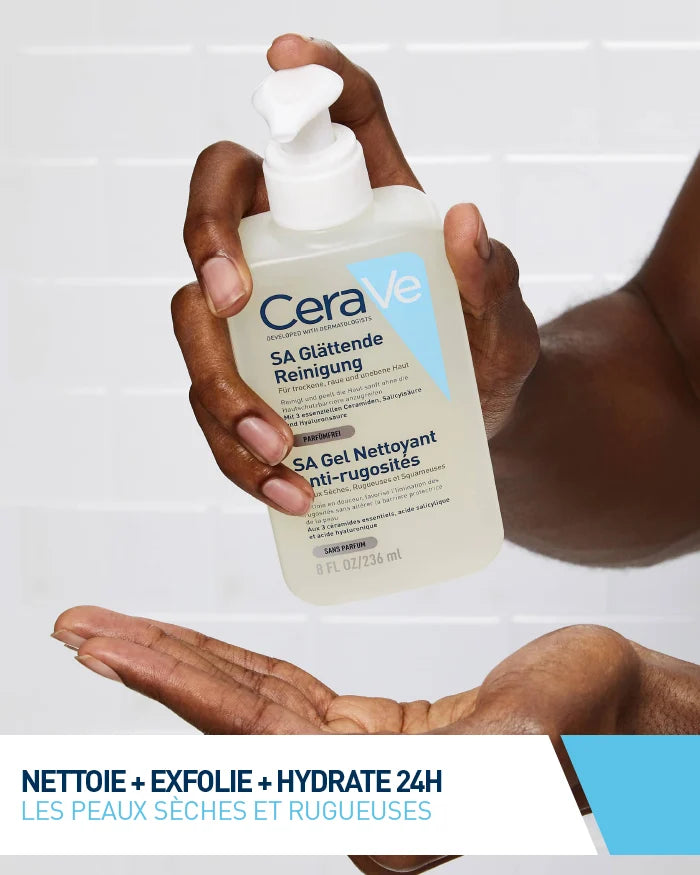 CeraVe Gel Nettoyant Anti-Rugosités à l’Acide Salicylique