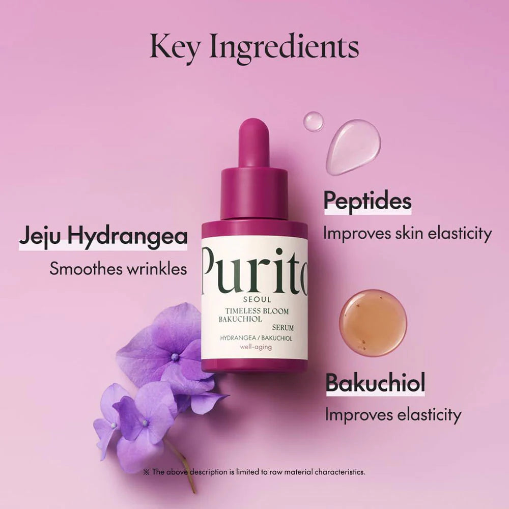 Purito SEOUL - Timeless Bloom Bakuchiol Serum 30ml