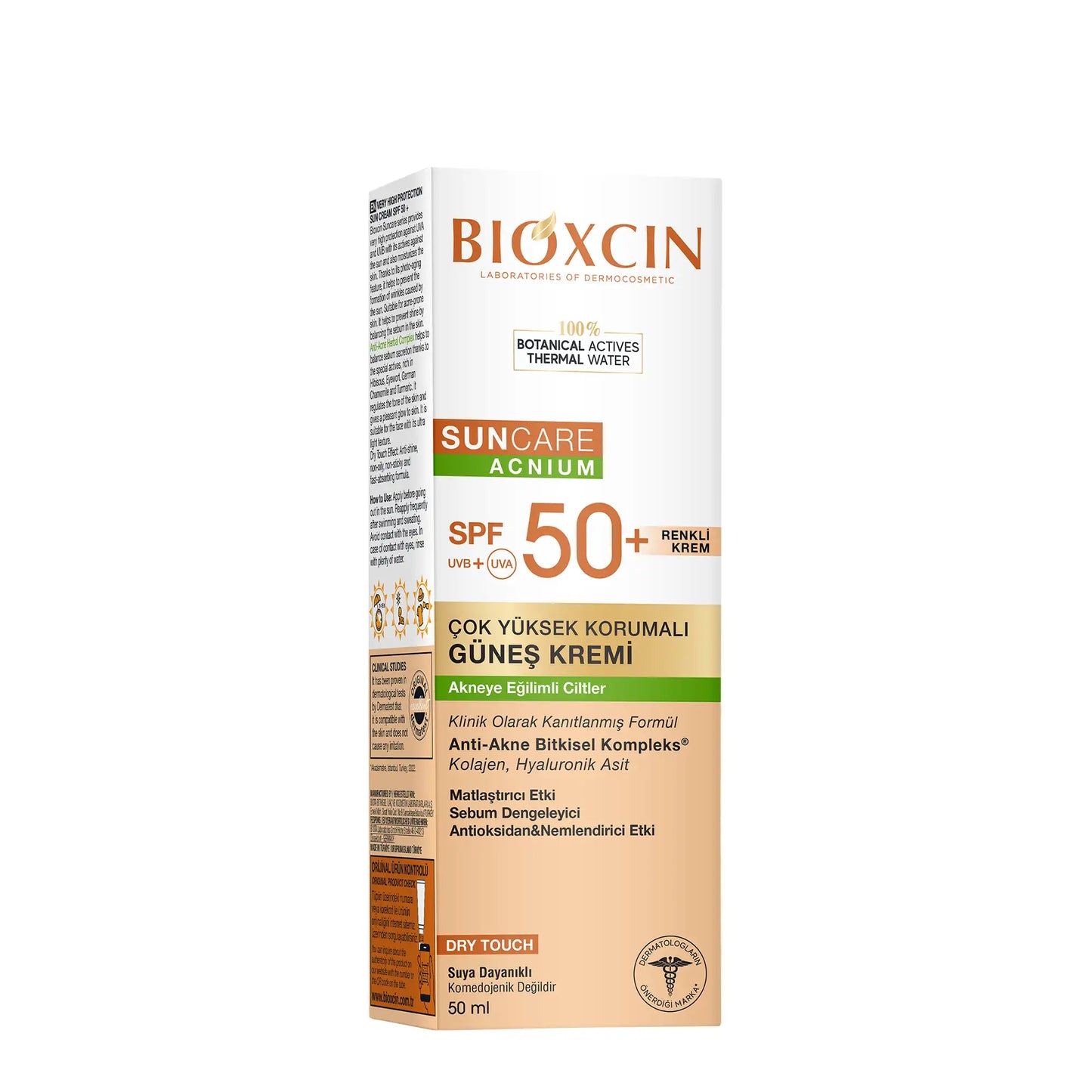 Bioxcin Tinted Sunscreen for Acne-Prone Skin SPF 50+