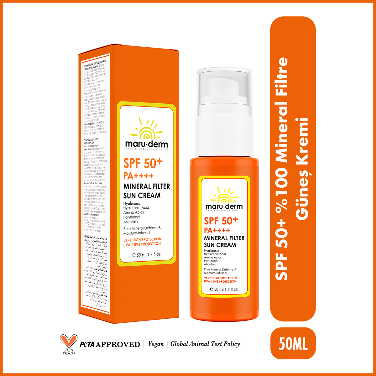 Maruderm SPF 50Crème Solaire