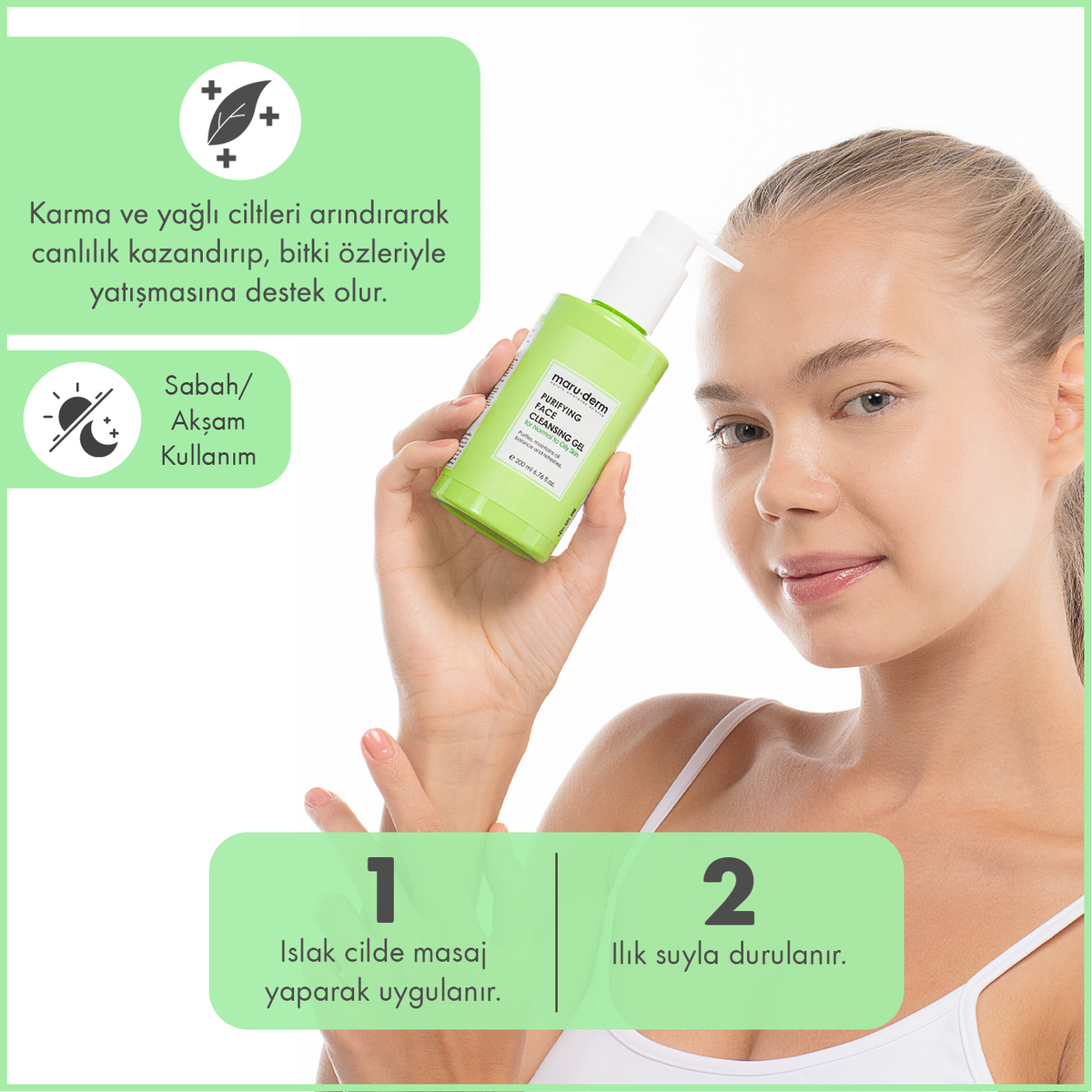 Maruderm Gel nettoyant visage à l'acide salicylique