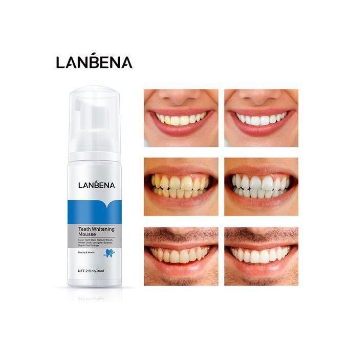 Lanbena Blanchiment des Dents Mousse Dentifrice Dentaire