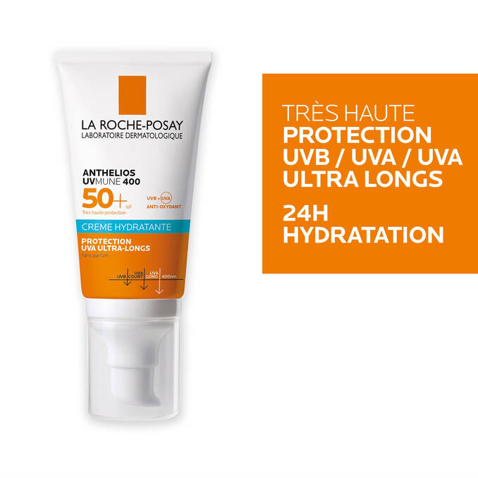 Crème solaire peau sensible sans parfum