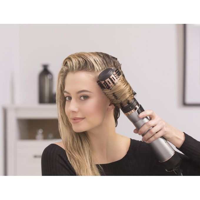Remington Brosse Soufflante Rotative automatique (1000W, Céramique, Température variable, 3 accessoires)