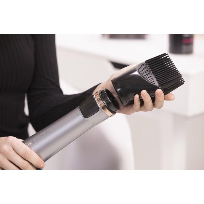 Remington Brosse Soufflante Rotative automatique (1000W, Céramique, Température variable, 3 accessoires)