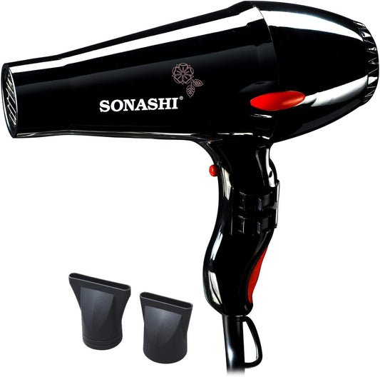Sonashi Sèche Cheveux 2 Vitesses - 2000 Watts - Noir Sonashi