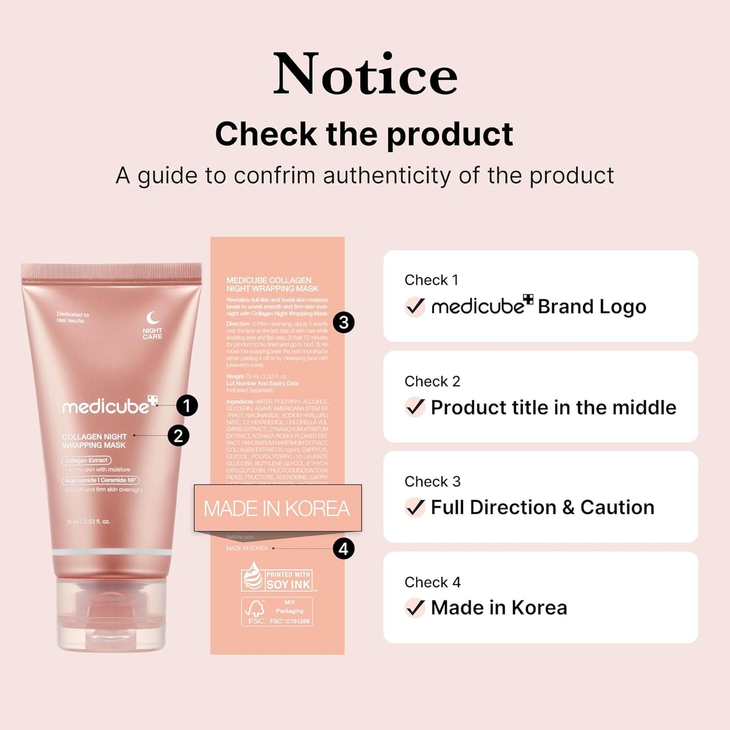 Medicube Collagen Night Wrapping mask