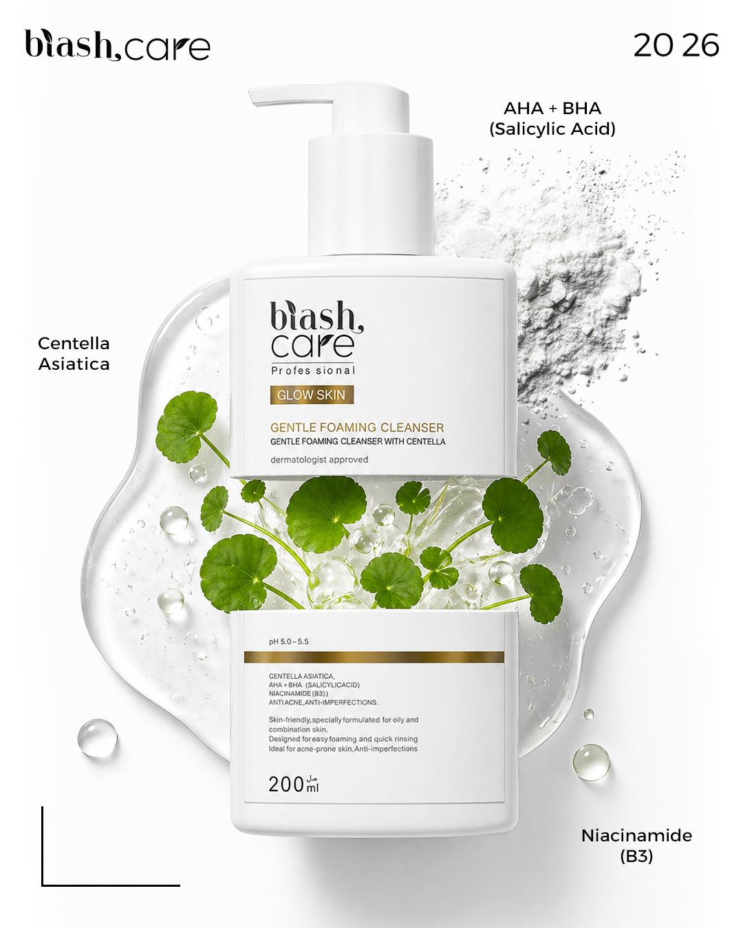 Biash Care Gel Nettoyant Moussant