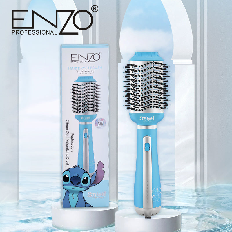 ENZO bross stitch blue