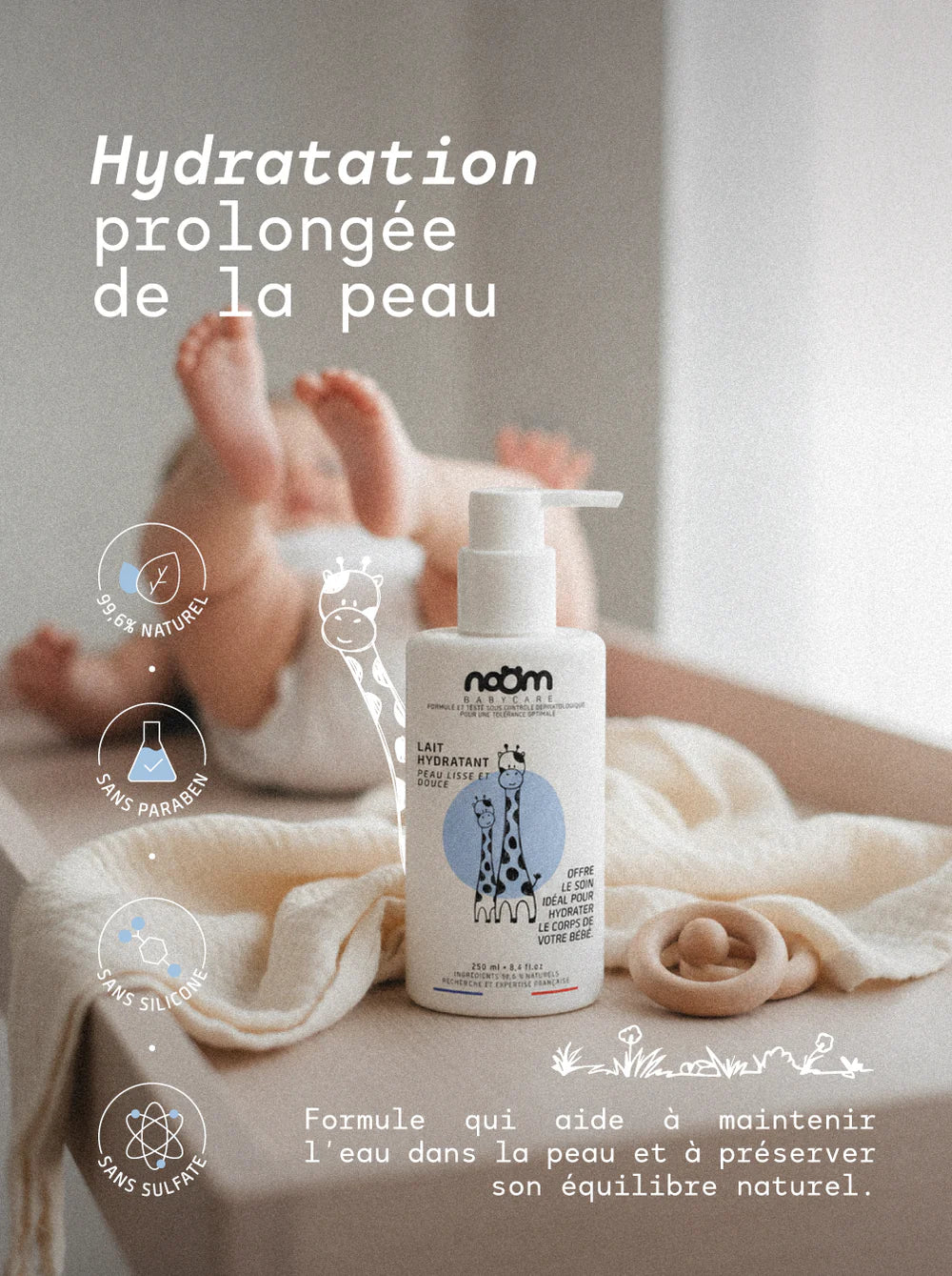 noOm LAIT HYDRATANT