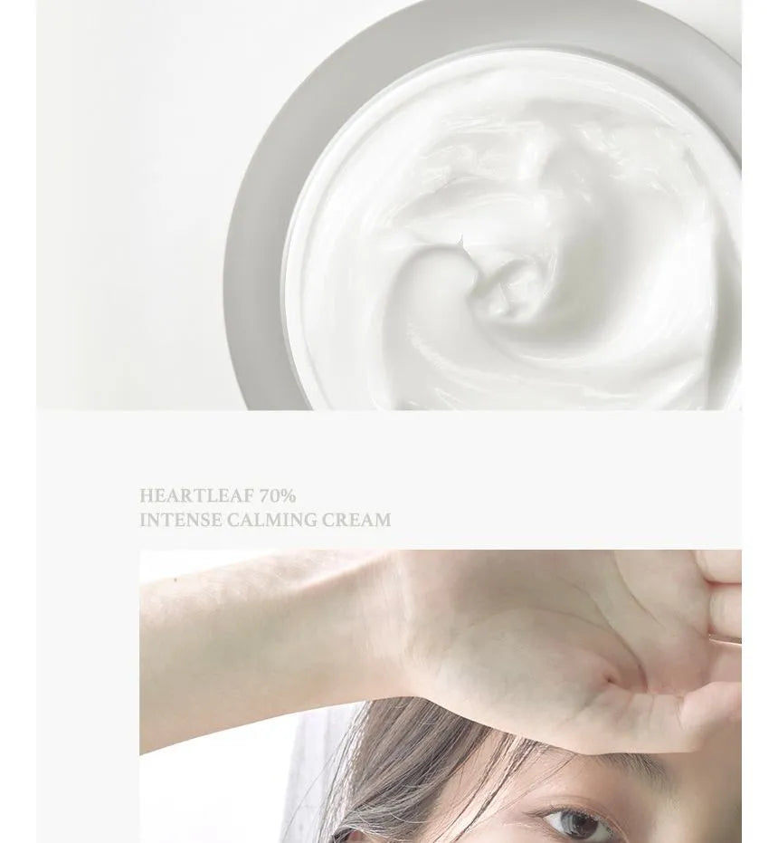 Anua - Crème apaisante intense à houttuynia cordata 70 %