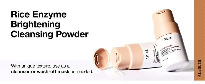 Anua - Rice Enzyme Brightening Cleansing Powder - Poudre nettoyante éclaircissante aux enzymes de riz