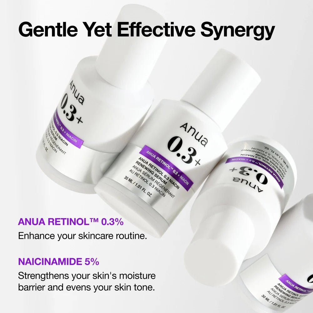 Anua Nano Retinol 0.3% + Niacin Renewing Serum
