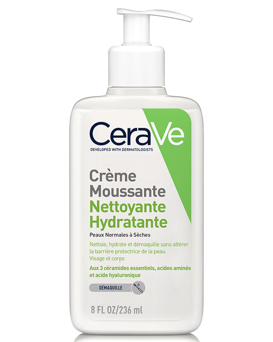 CeraVe Crème Moussante Nettoyante Hydratante