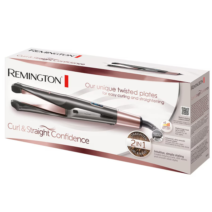 Remington Lisseur Boucleur Curl & Straight Confidence S6606