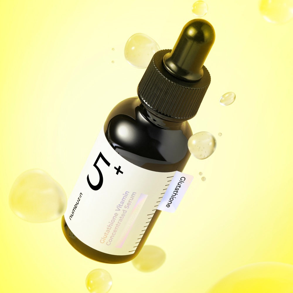 numbuzin, 5+ Glutathione Vitamin Concentrated serum, 30 ml
