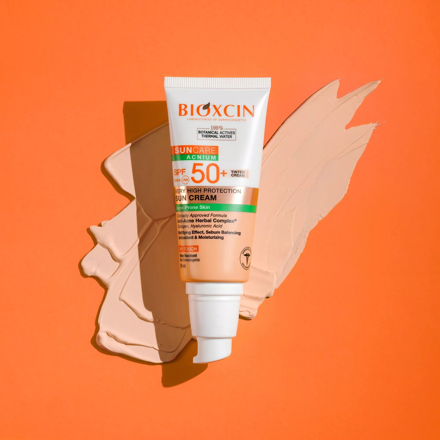 Bioxcin Tinted Sunscreen for Acne-Prone Skin SPF 50+