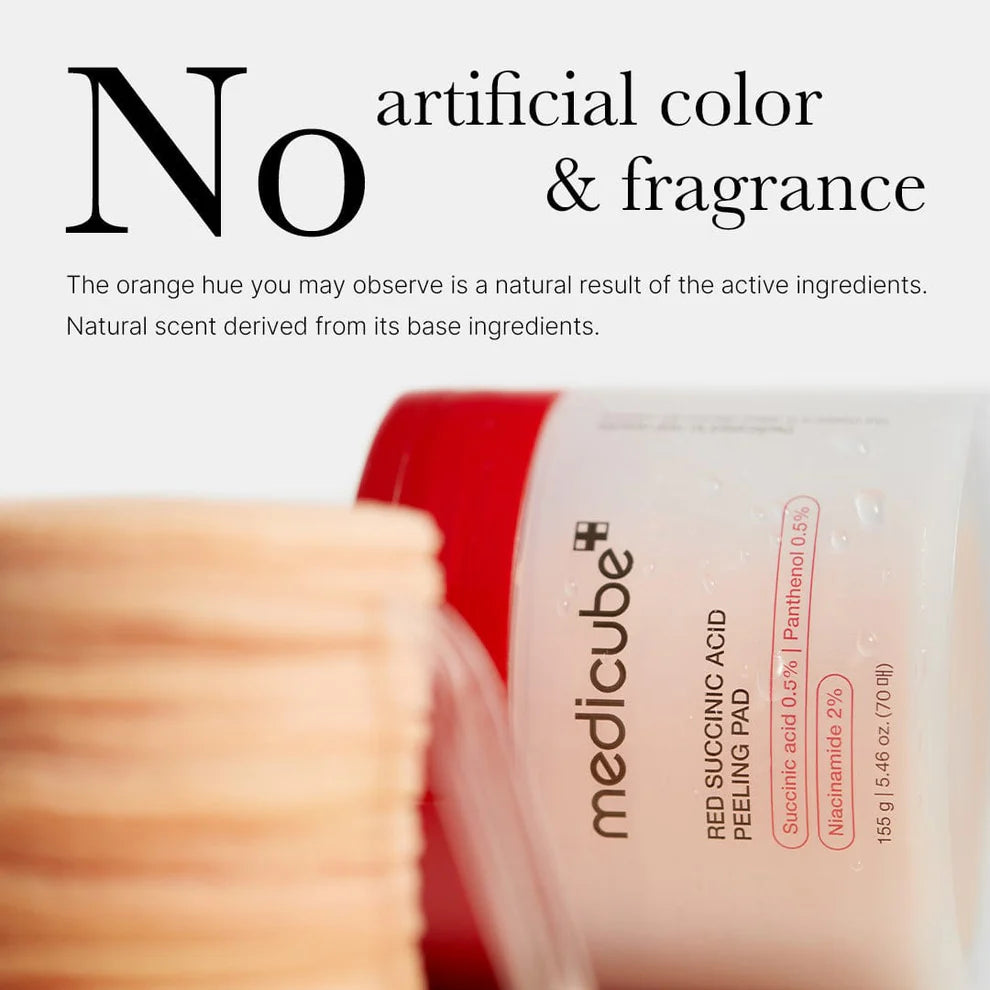 medicube Red Succinic Acid Acne Peeling Pads