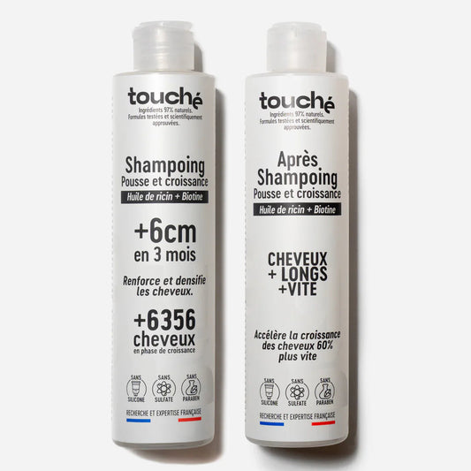 Touché Pack shampooing et après-shampooing pousse et croissance