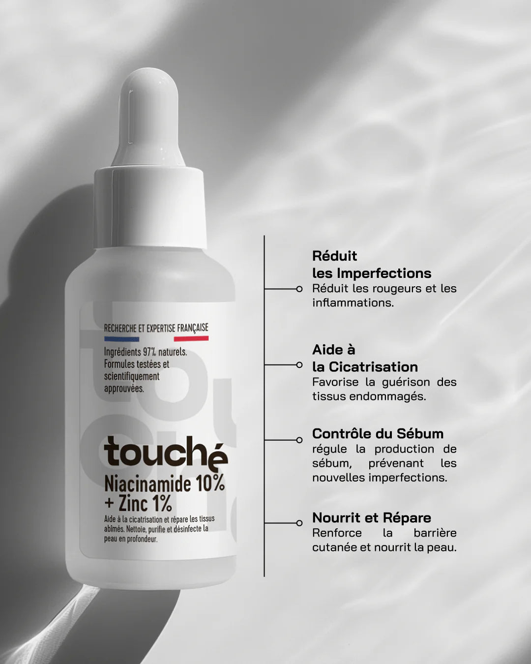 Touché Sérum Niacinamide 10% + Zinc 1%