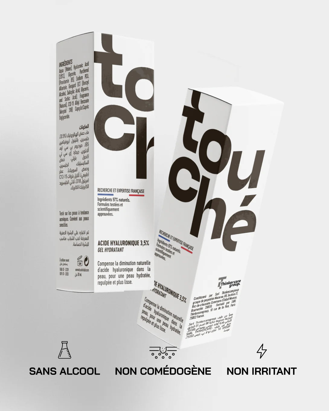 Touché Gel hydratant acide hyaluronique 3,5%
