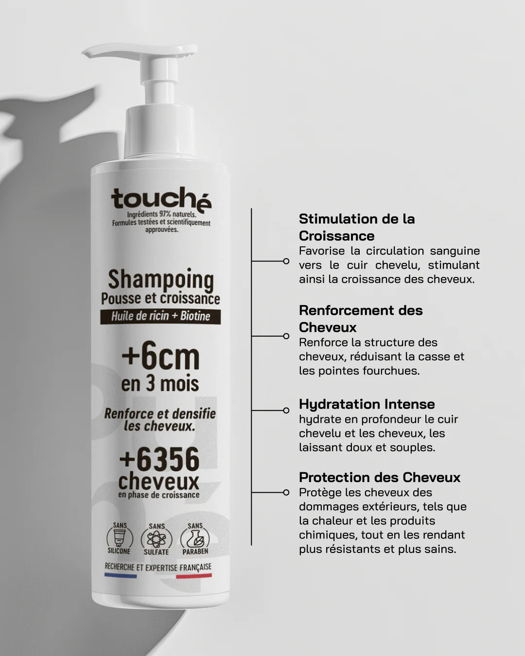Touché Shampooing Pousse et croissance