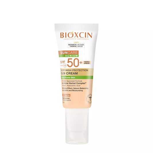 Bioxcin Tinted Sunscreen for Acne-Prone Skin SPF 50+