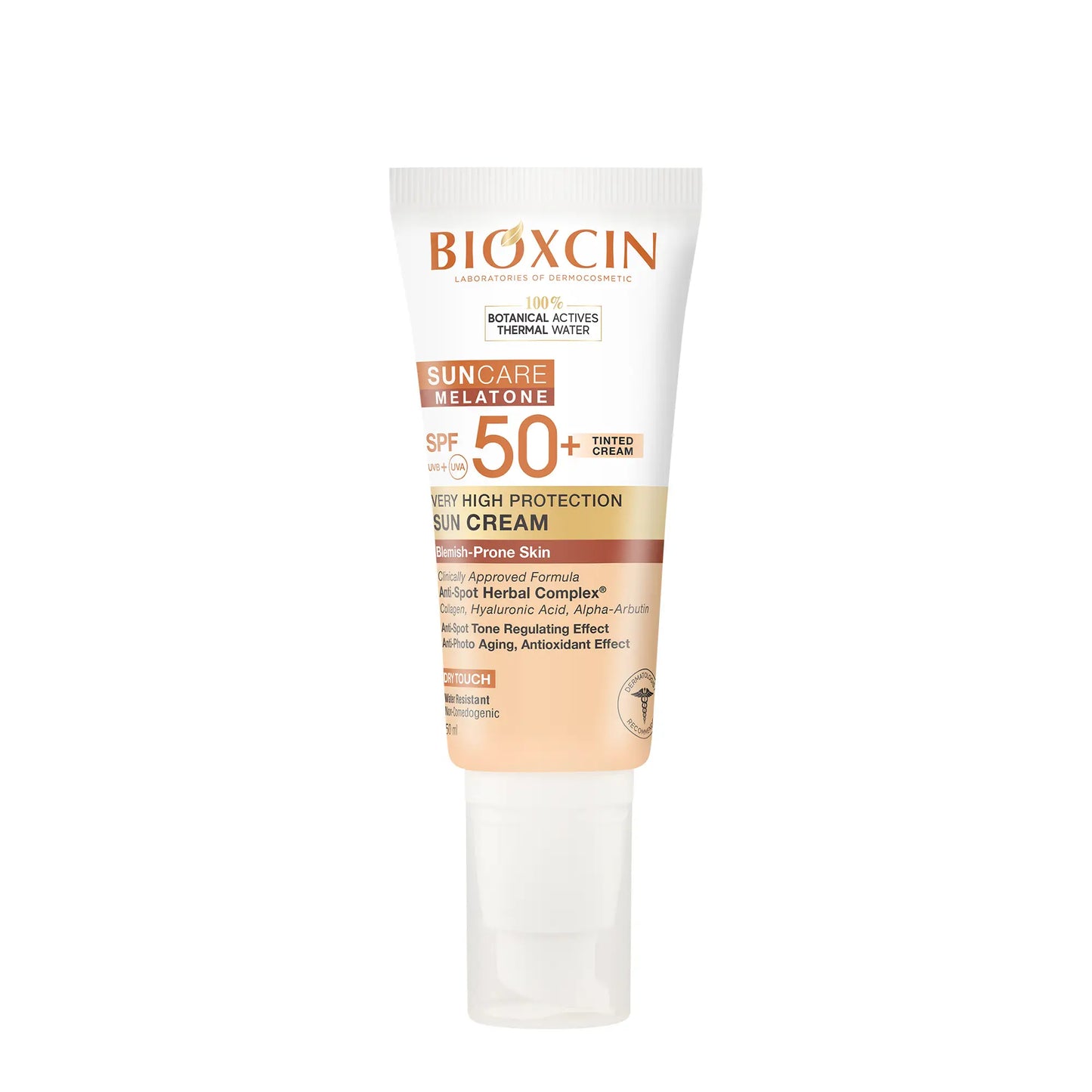 Bioxcin Tinted Sunscreen for Blemish-Prone Skin 50+ SPF